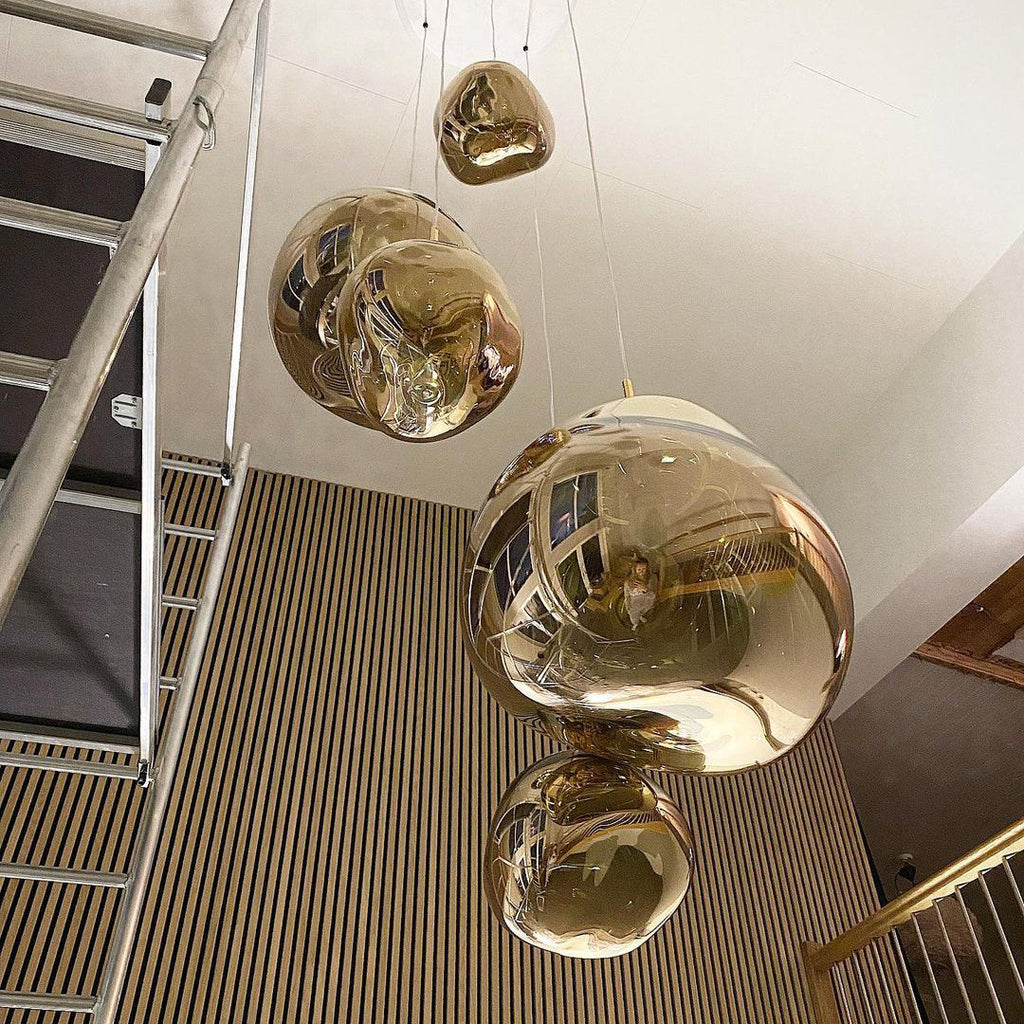 Lampada a sospensione multi-flame | Design scultoreo Melt