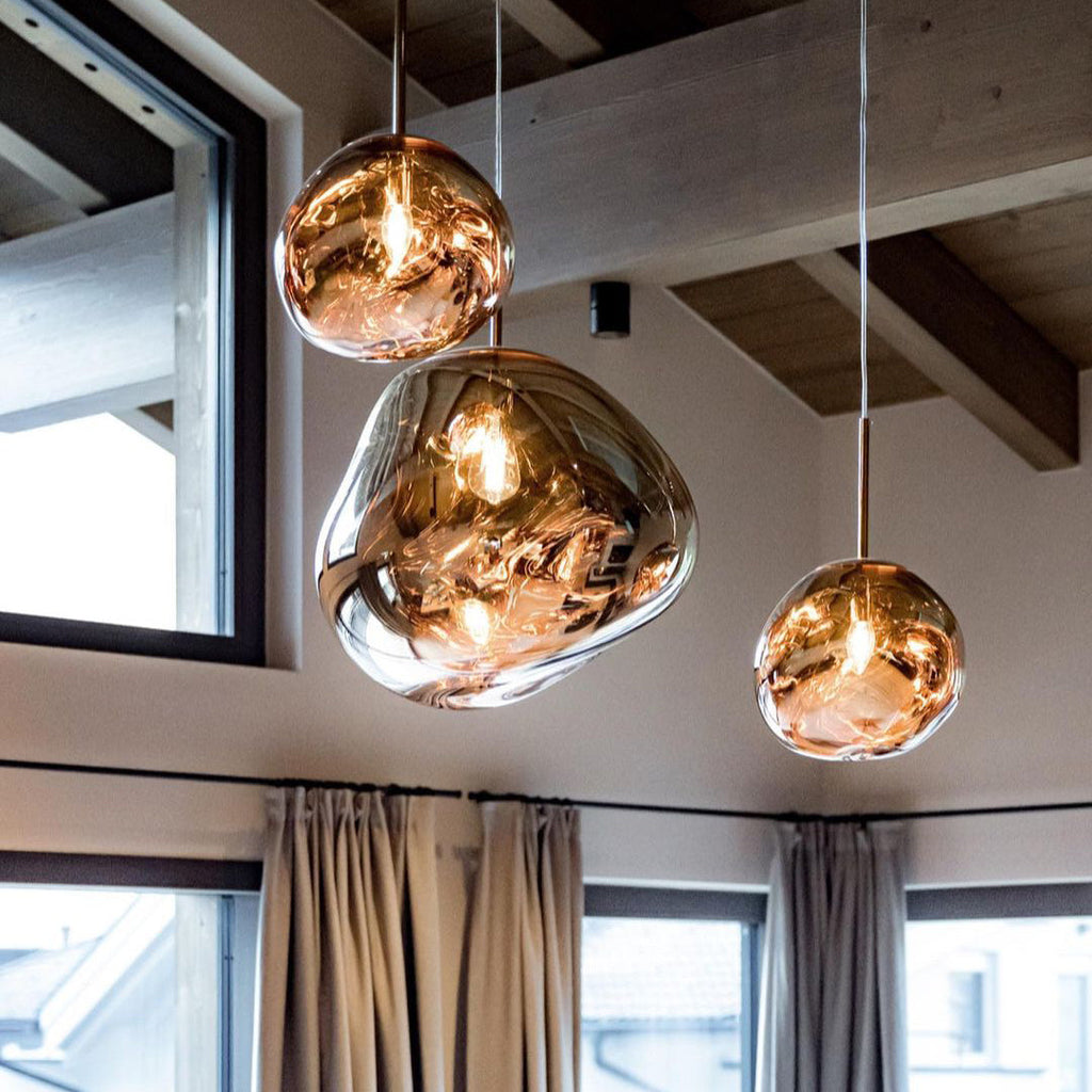 Lampada a sospensione multi-flame | Design scultoreo Melt