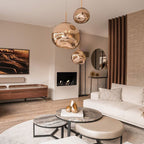 Lampada a sospensione multi-flame | Design scultoreo Melt