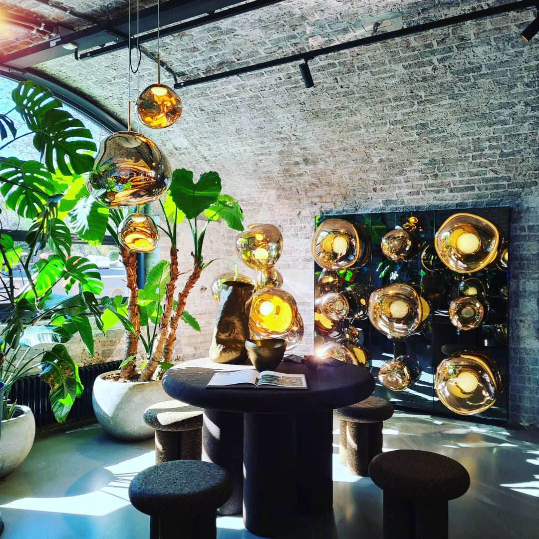 Lampada a sospensione multi-flame | Design scultoreo Melt