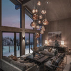 Lampada a sospensione multi-flame | Design scultoreo Melt