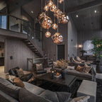 Lampada a sospensione multi-flame | Design scultoreo Melt