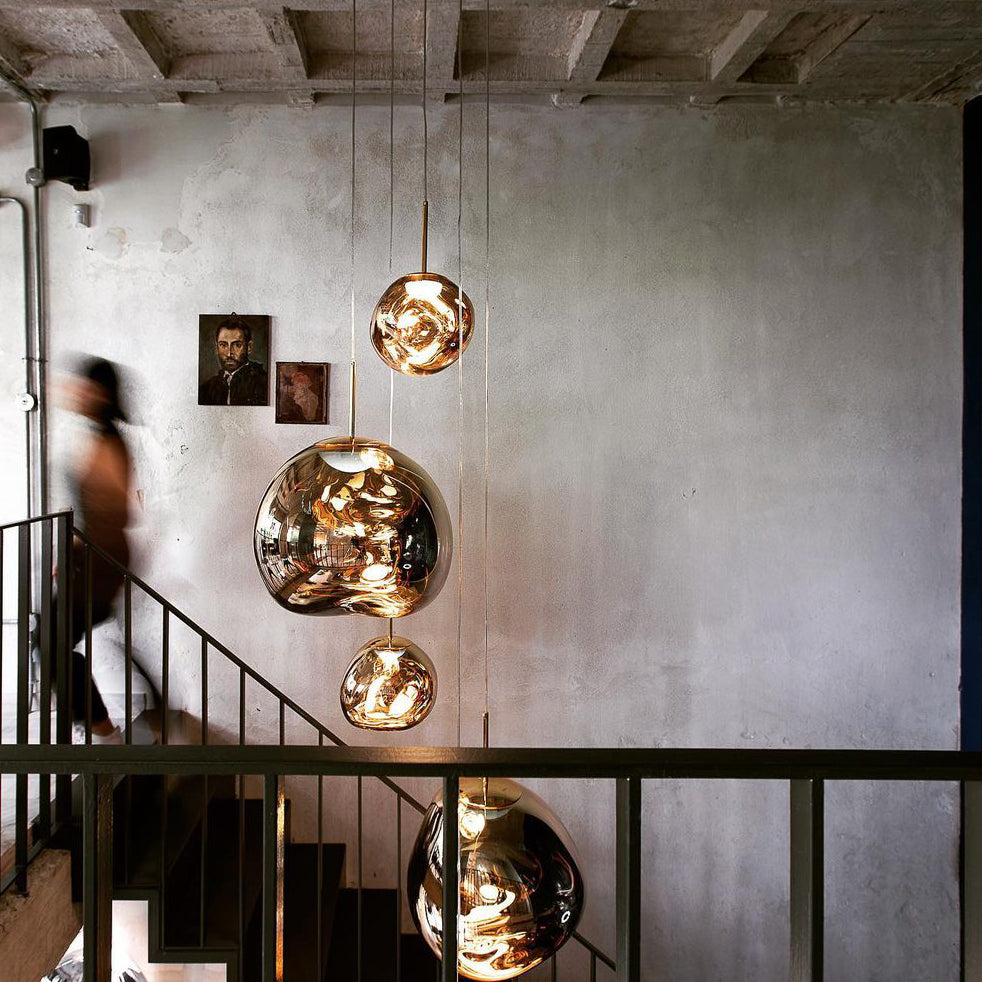 Lampada a sospensione multi-flame | Design scultoreo Melt