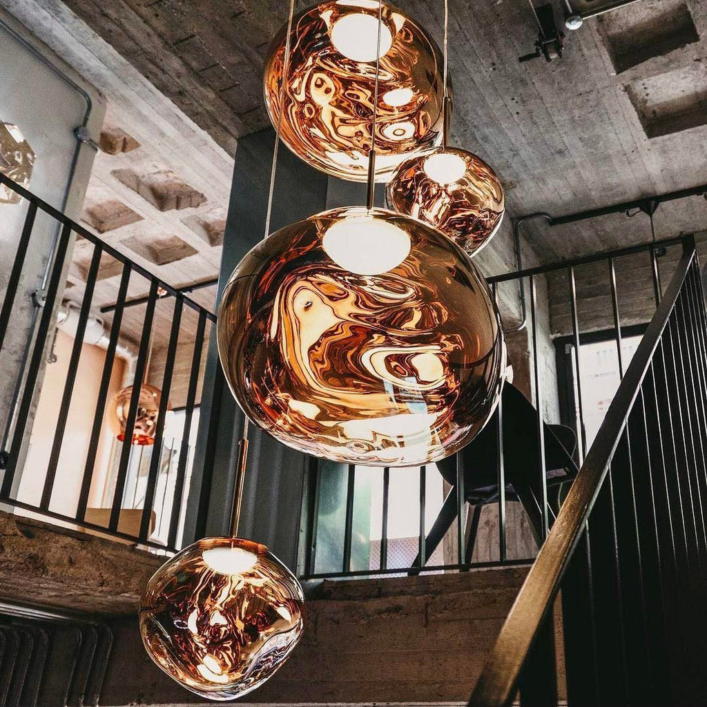Lampada a sospensione multi-flame | Design scultoreo Melt