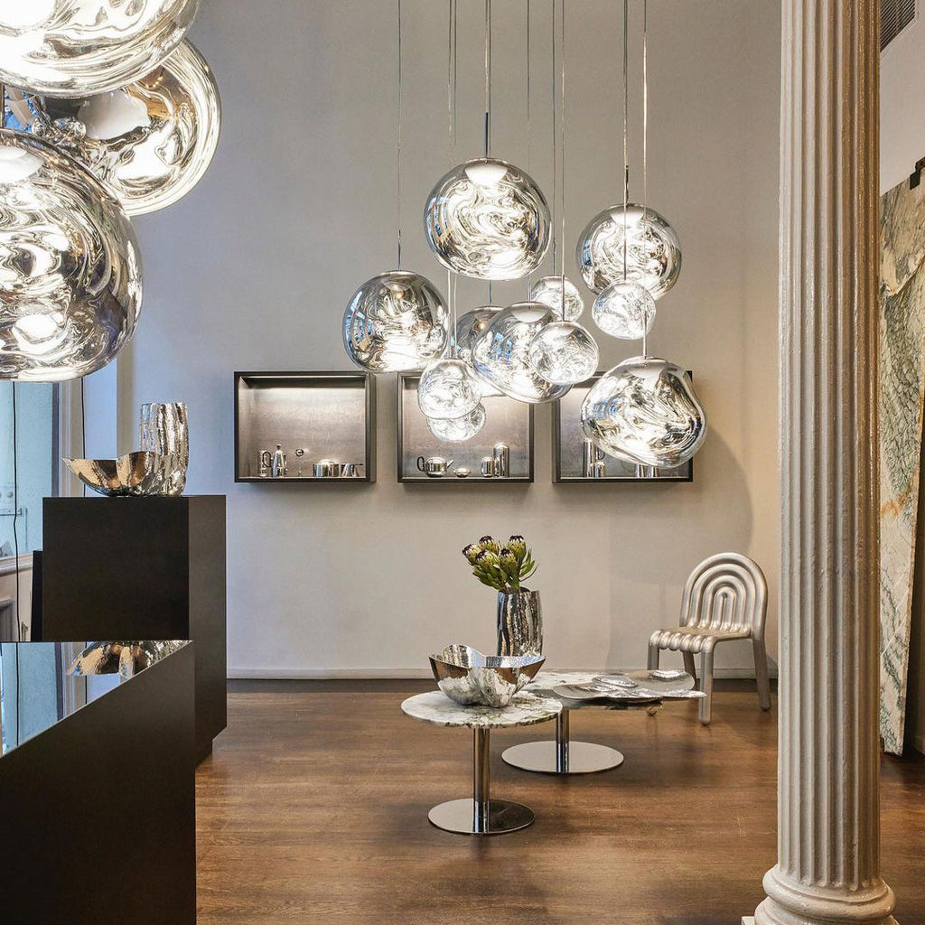 Lampada a sospensione multi-flame | Design scultoreo Melt