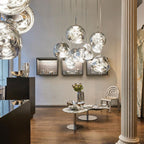 Lampada a sospensione multi-flame | Design scultoreo Melt