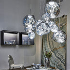 Lampada a sospensione multi-flame | Design scultoreo Melt