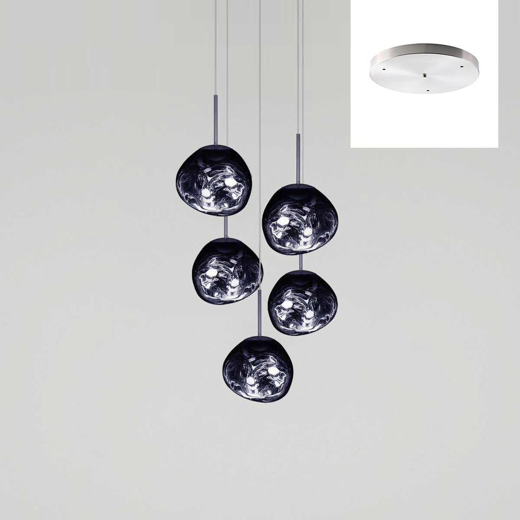 Lampada a sospensione Multi Lava Rotonda