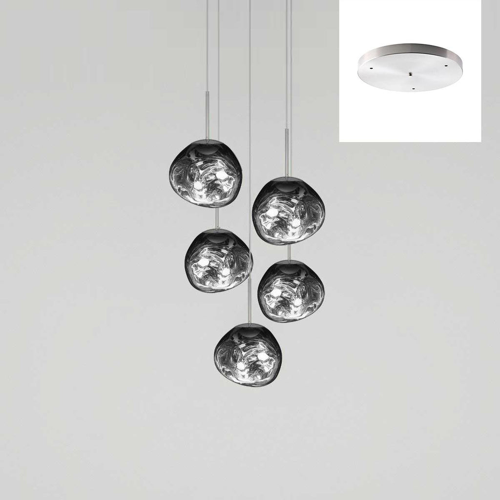 Lampada a sospensione Multi Lava Rotonda