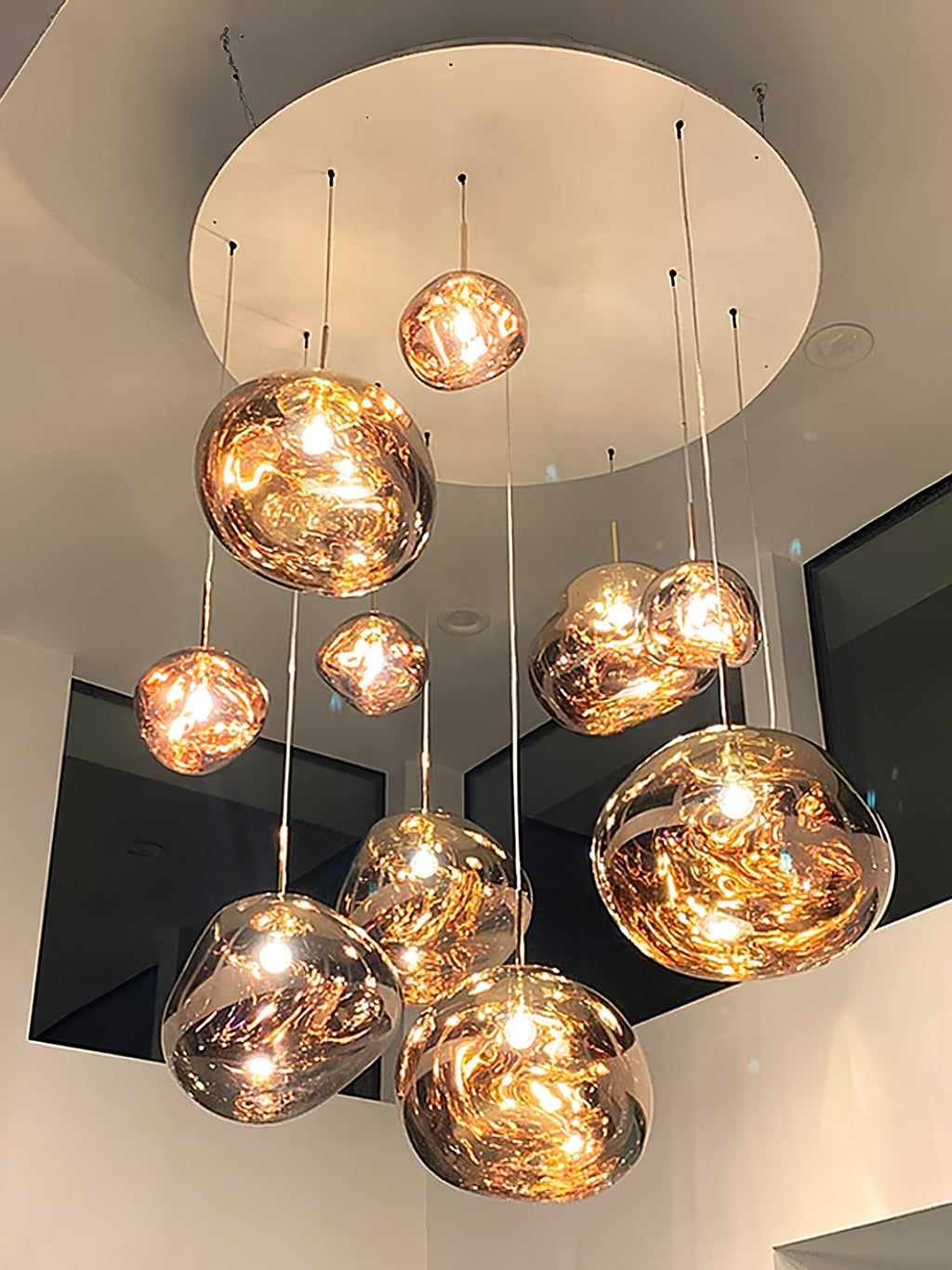 Lampada a sospensione Multi Lava Rotonda