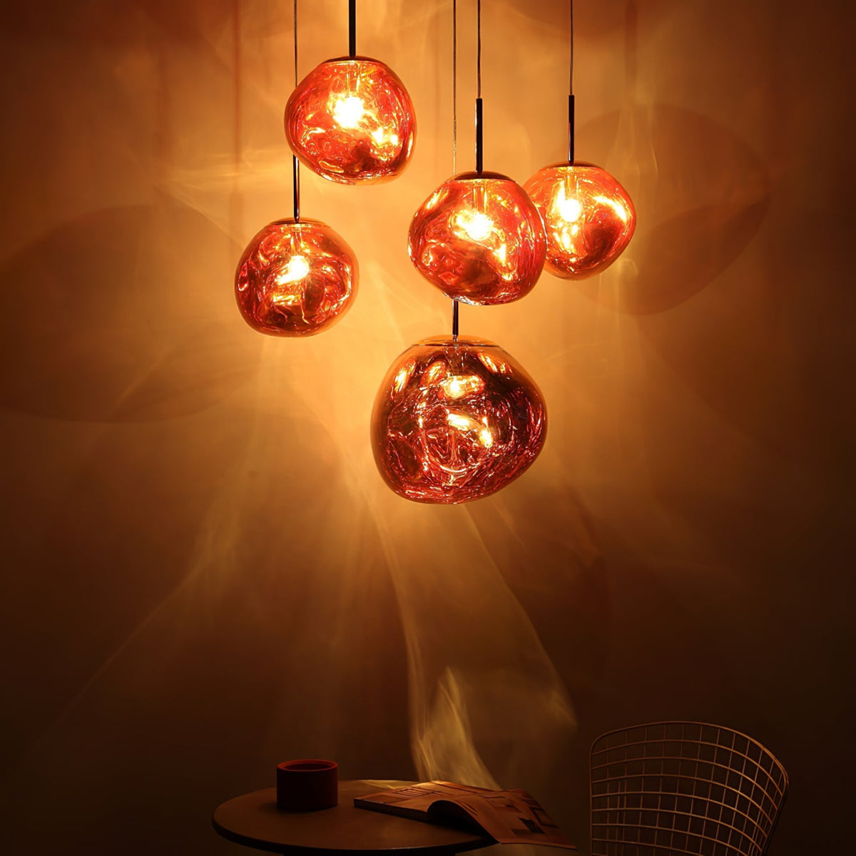 Lampada a sospensione Multi Lava Rotonda