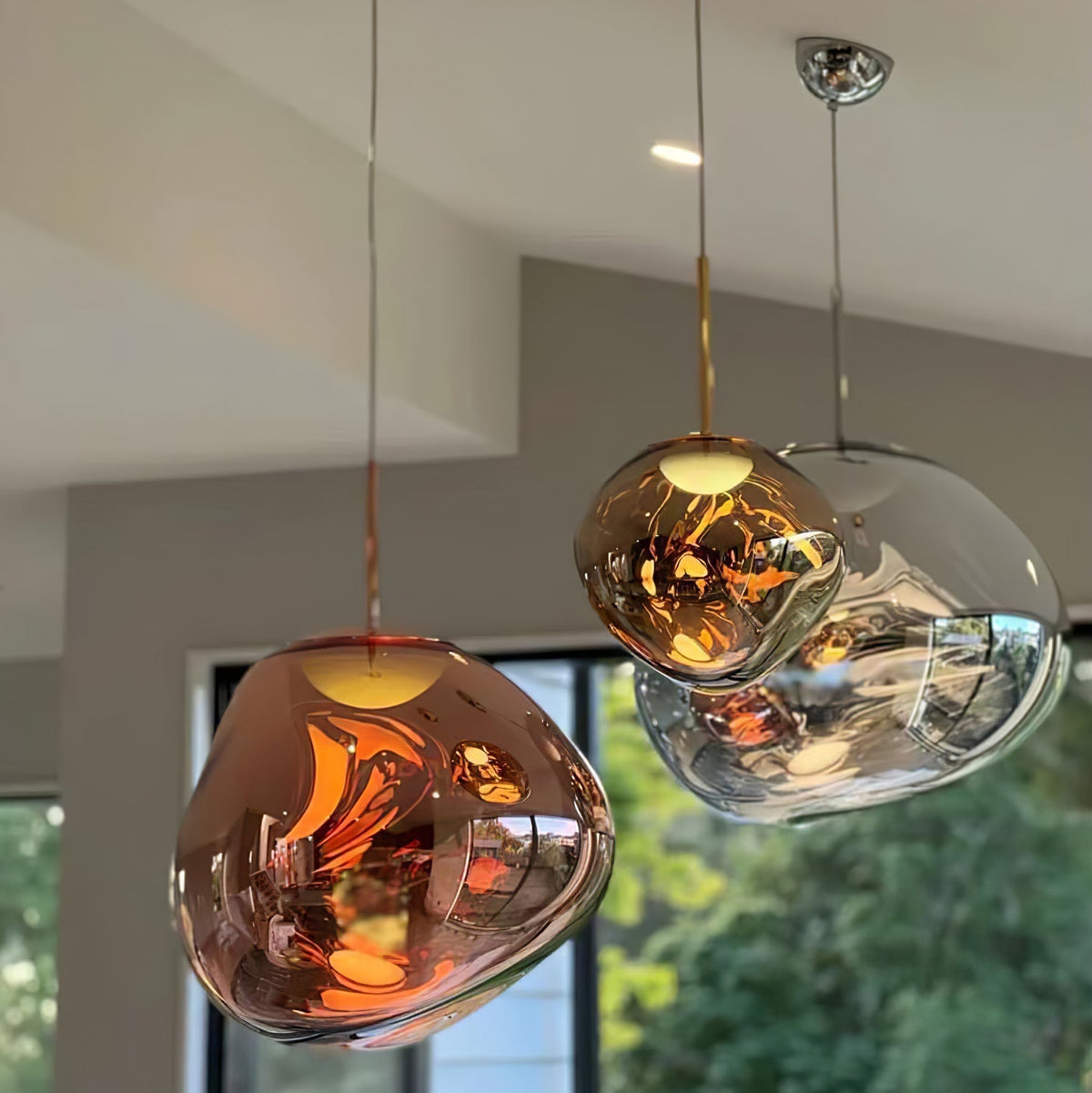 Lampada a sospensione Multi Lava Rotonda