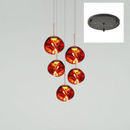 Lampada a sospensione multi-flame | Design scultoreo Melt