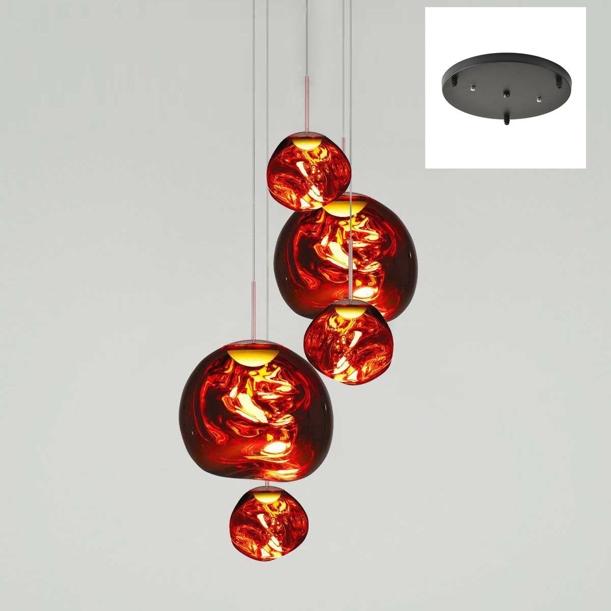 Lampada a sospensione Multi Lava Rotonda
