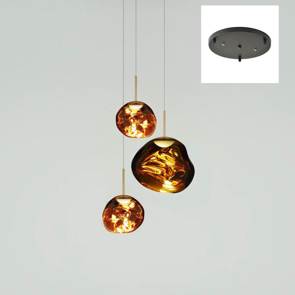 Lampada a sospensione Multi Lava Rotonda