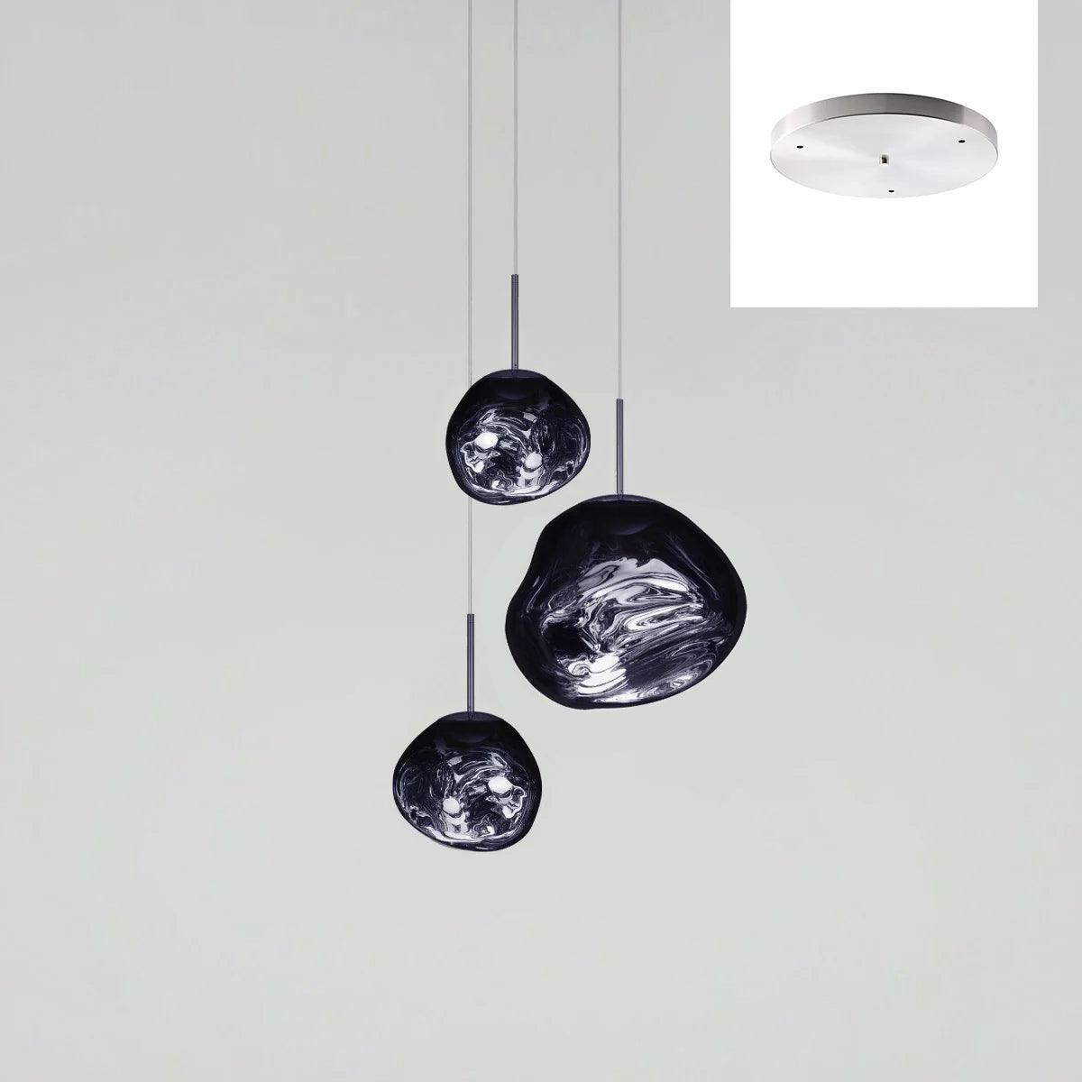 Lampada a sospensione Multi Lava Rotonda