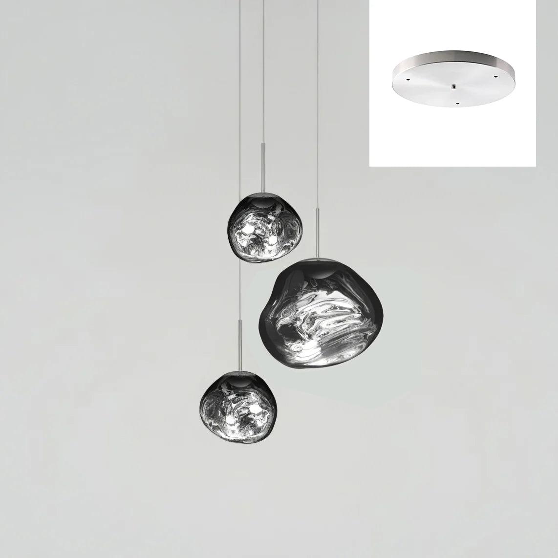 Lampada a sospensione Multi Lava Rotonda