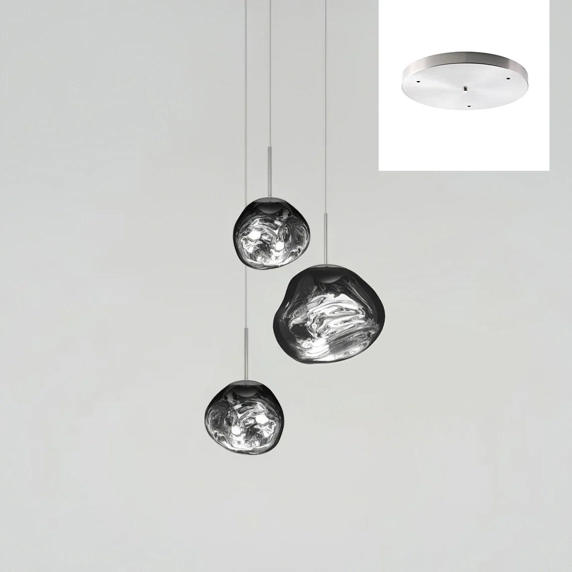 Lampada a sospensione Multi Lava Rotonda