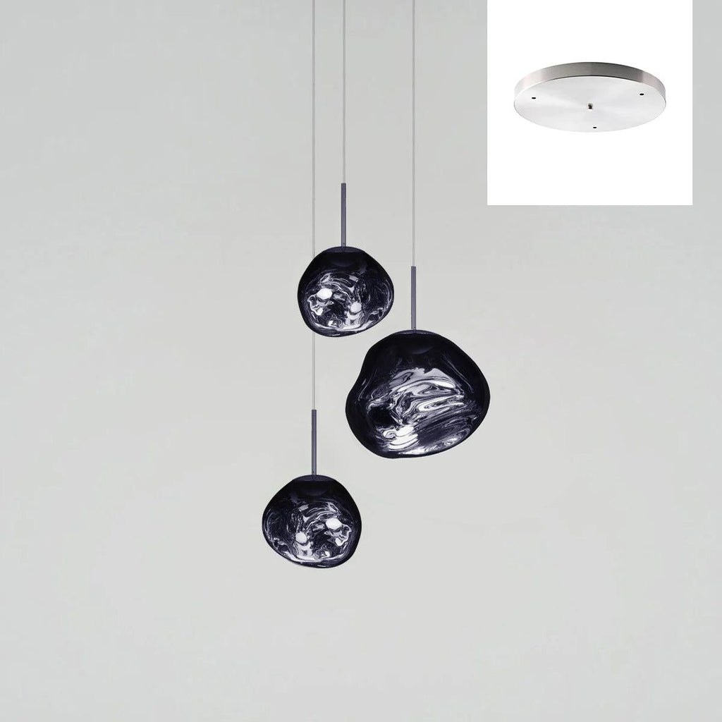Lampada a sospensione Multi Lava Rotonda