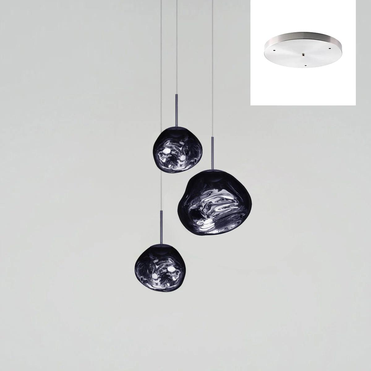 Lampada a sospensione Multi Lava Rotonda