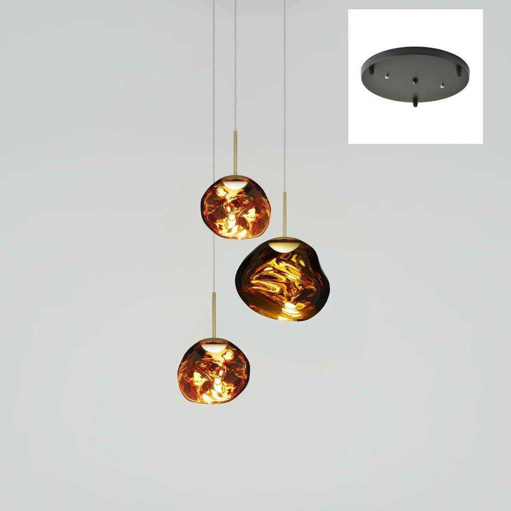 Lampada a sospensione Multi Lava Rotonda
