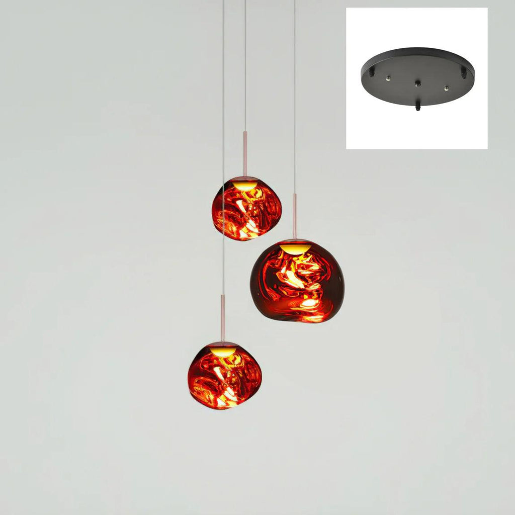 Lampada a sospensione Multi Lava Rotonda