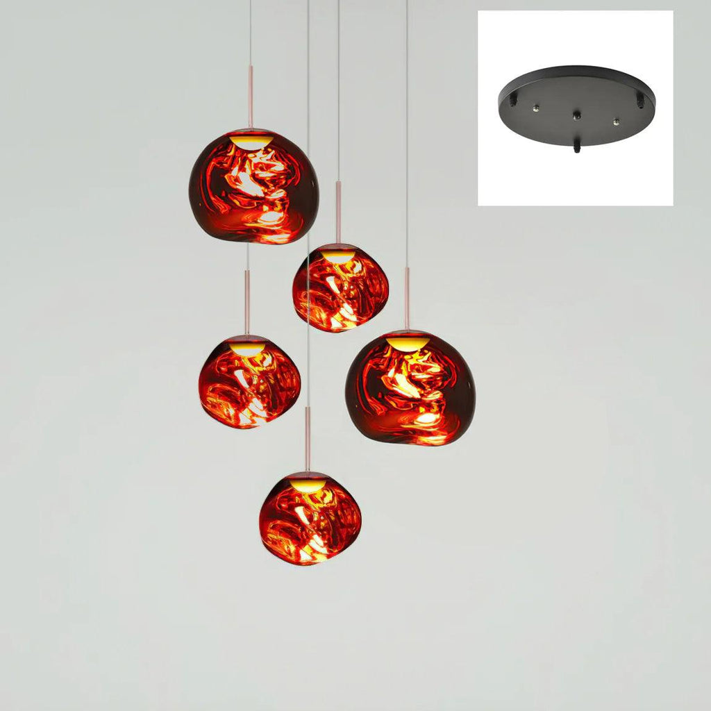 Lampada a sospensione Multi Lava Rotonda