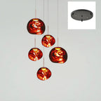 Lampada a sospensione Multi Lava Rotonda