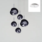 Lampada a sospensione Multi Lava Rotonda