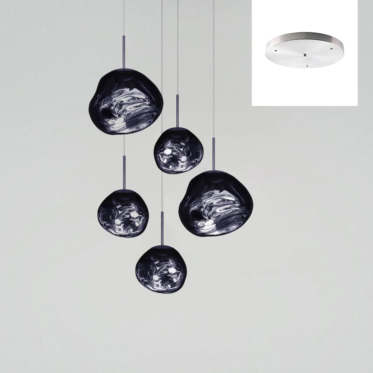 Lampada a sospensione Multi Lava Rotonda