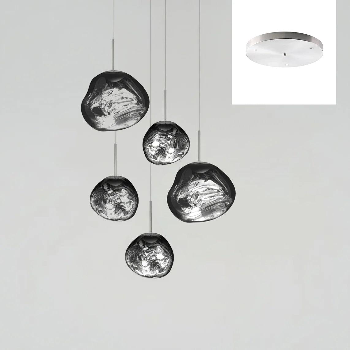 Lampada a sospensione Multi Lava Rotonda