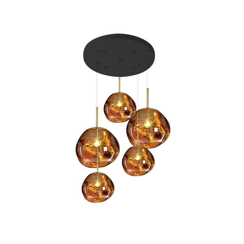 Lampada a sospensione Multi Lava Rotonda