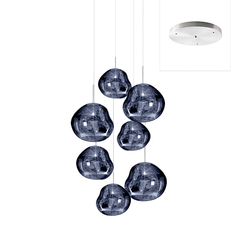 Lampada a sospensione Multi Lava Rotonda