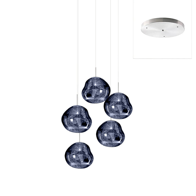 Lampada a sospensione Multi Lava Rotonda