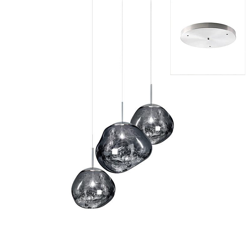 Lampada a sospensione Multi Lava Rotonda
