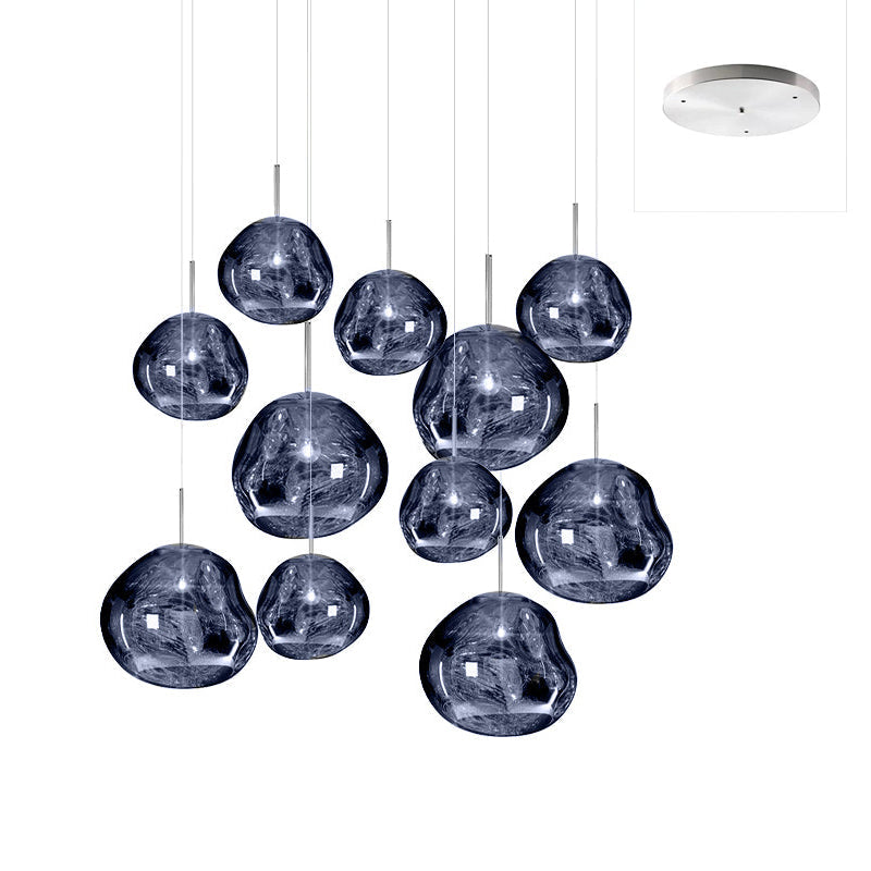 Lampada a sospensione Multi Lava Rotonda