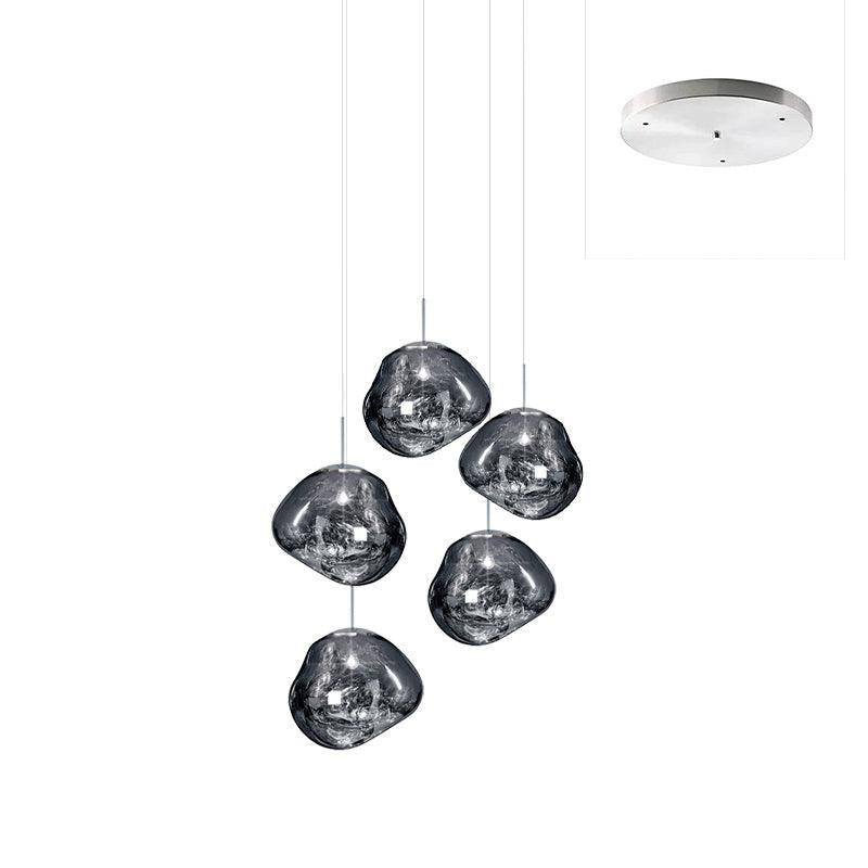 Lampada a sospensione Multi Lava Rotonda