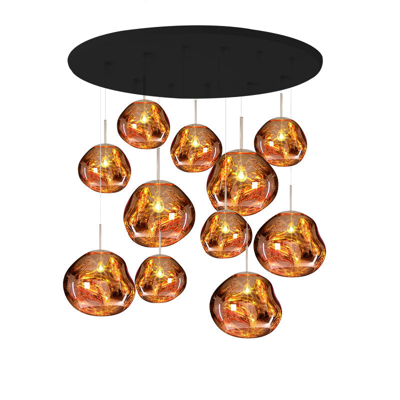 Lampada a sospensione Multi Lava Rotonda