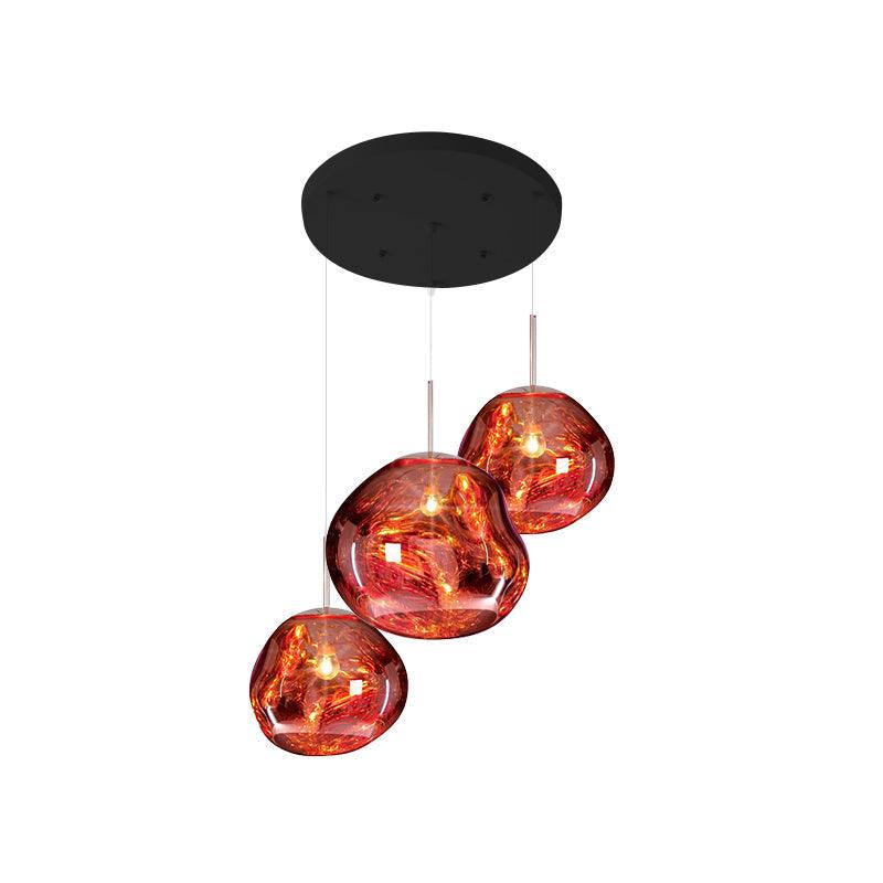 Lampada a sospensione Multi Lava Rotonda