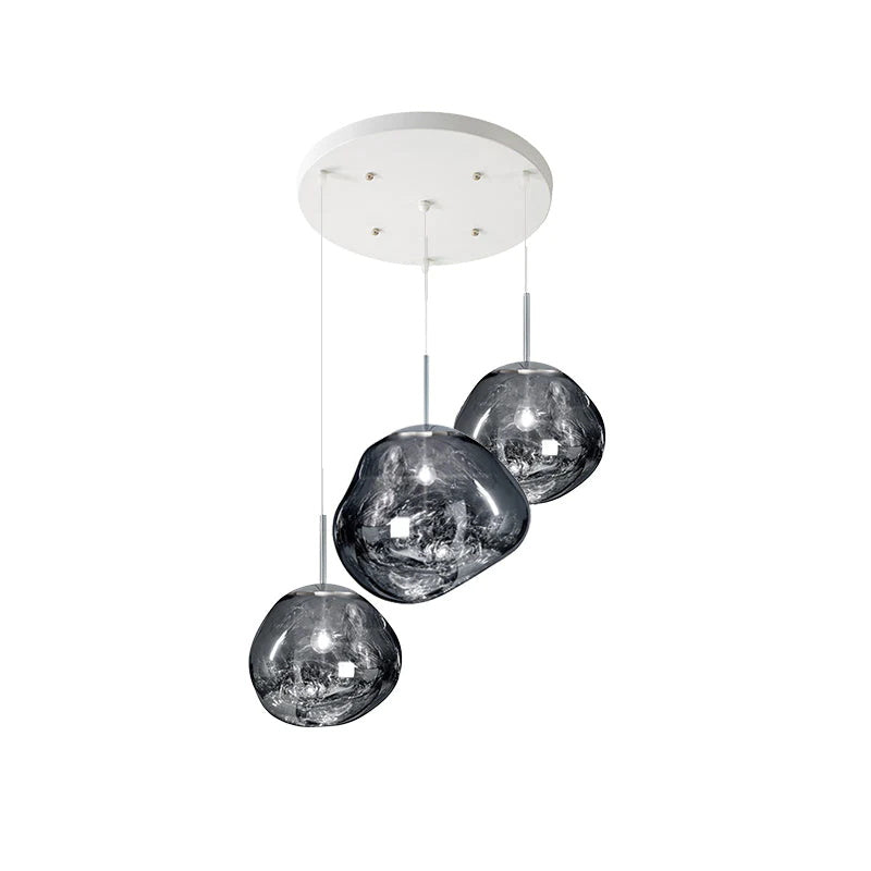 Lampada a sospensione multi-flame | Design scultoreo Melt