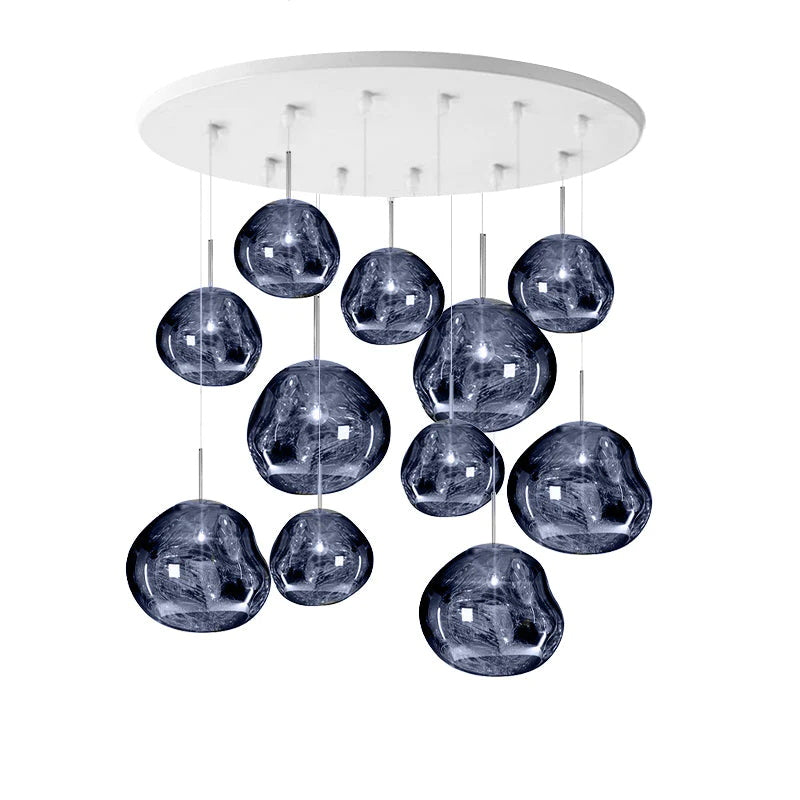 Lampada a sospensione multi-flame | Design scultoreo Melt