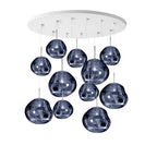 Lampada a sospensione multi-flame | Design scultoreo Melt
