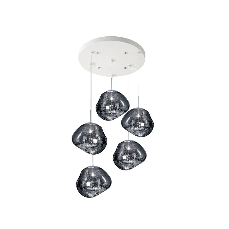 Lampada a sospensione multi-flame | Design scultoreo Melt