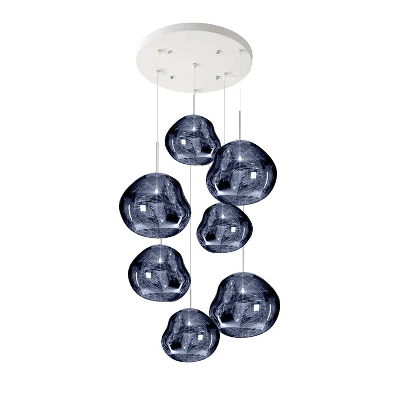 Lampada a sospensione multi-flame | Design scultoreo Melt