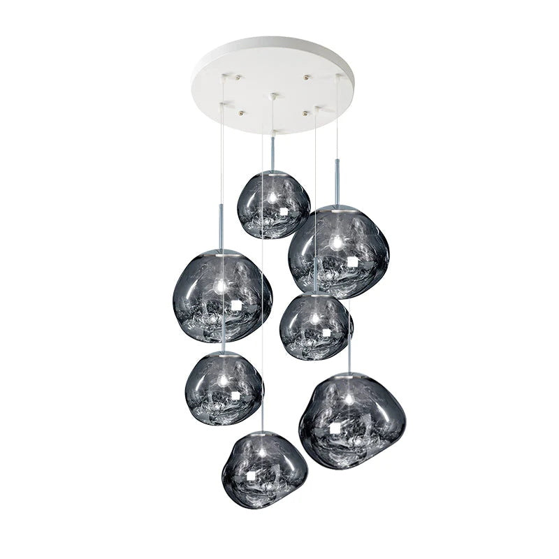 Lampada a sospensione multi-flame | Design scultoreo Melt