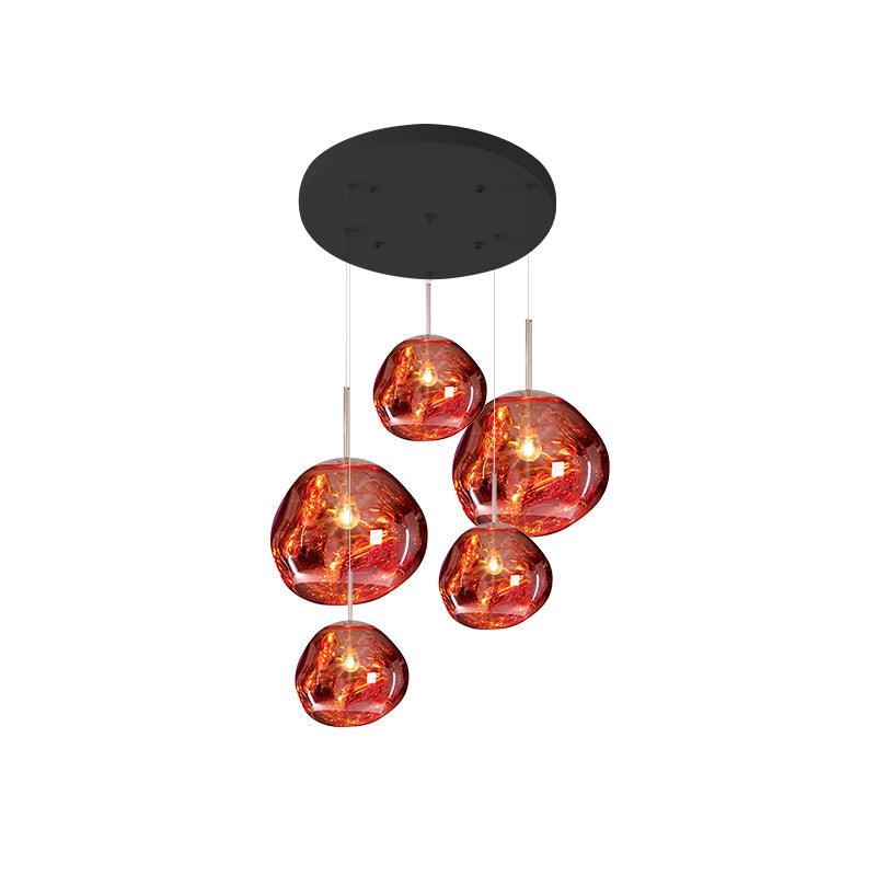 Lampada a sospensione Multi Lava Rotonda