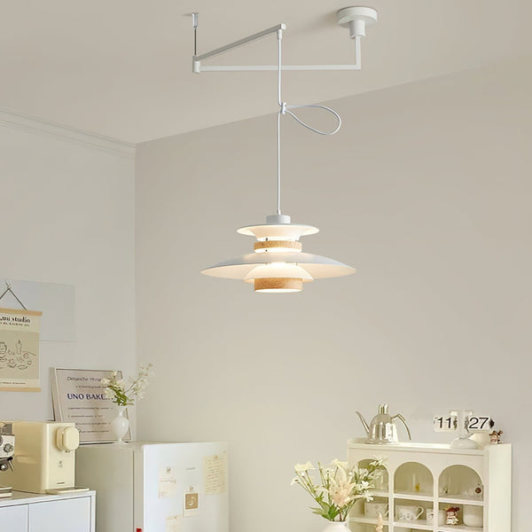 Lampada a Sospensione Mercero con Braccio Oscillante, Perfetta per Ogni Ambiente della Casa