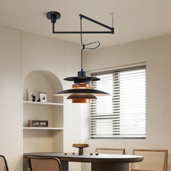 Lampada a Sospensione Mercero con Braccio Oscillante, Perfetta per Ogni Ambiente della Casa