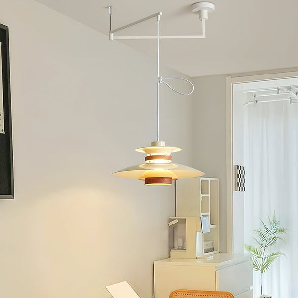 Lampada a Sospensione Mercero con Braccio Oscillante, Perfetta per Ogni Ambiente della Casa