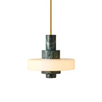 Lampada a Sospensione in Marmo Verde Mercurio